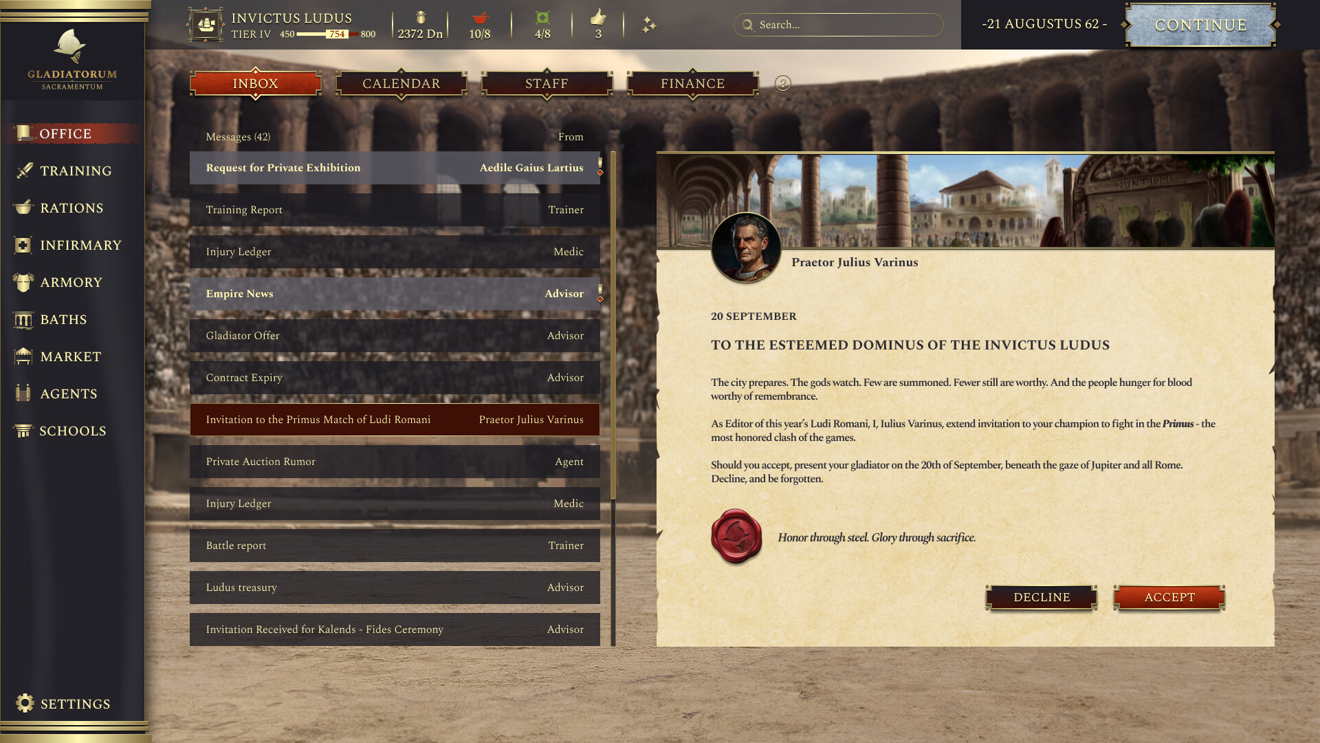 Gladiatorum: Sacramentum screenshot 2