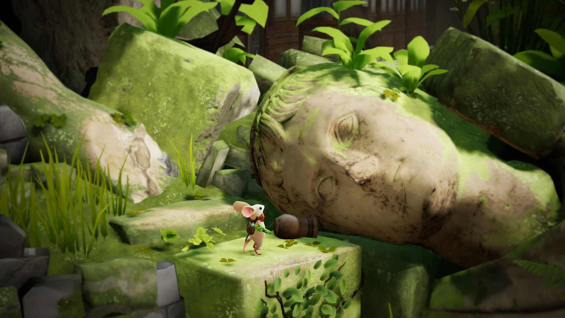 Moss The Forgotten Relic gameplay screenshot 1