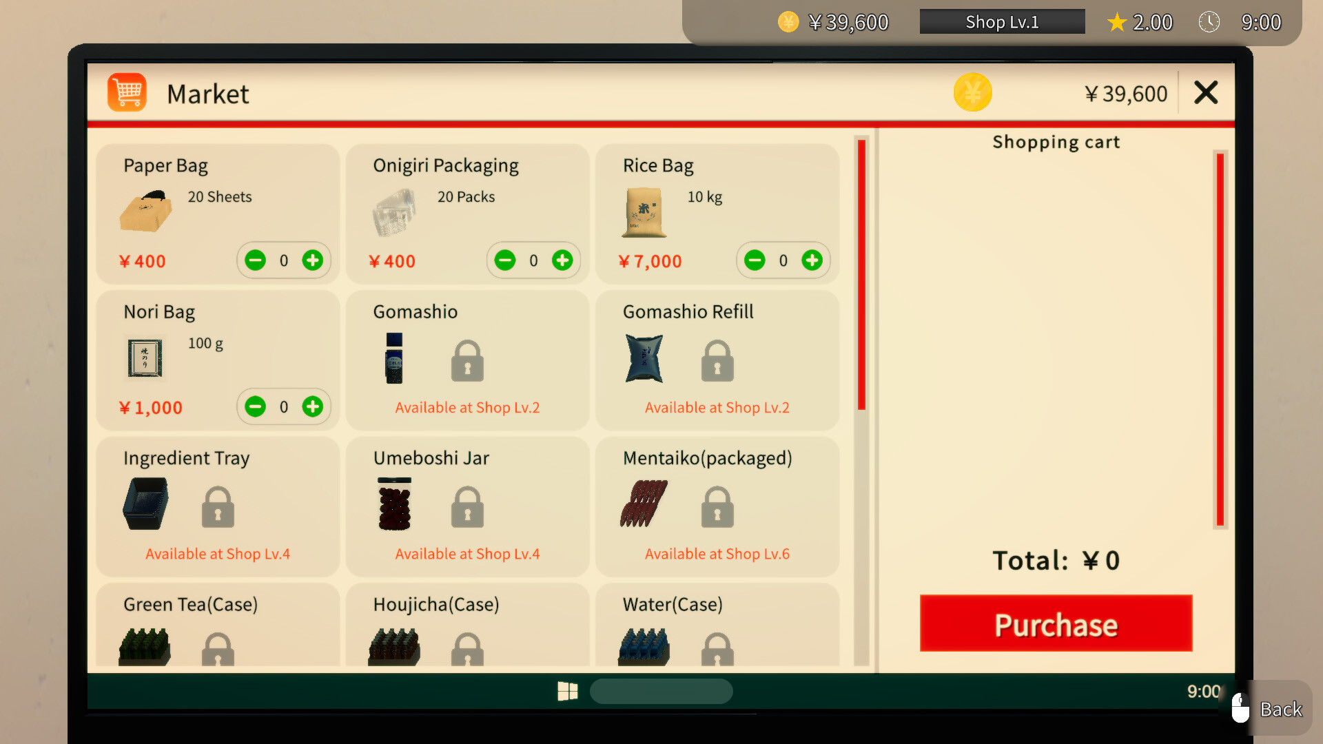 Onigiri Shop Simulator - PC Game Screenshot