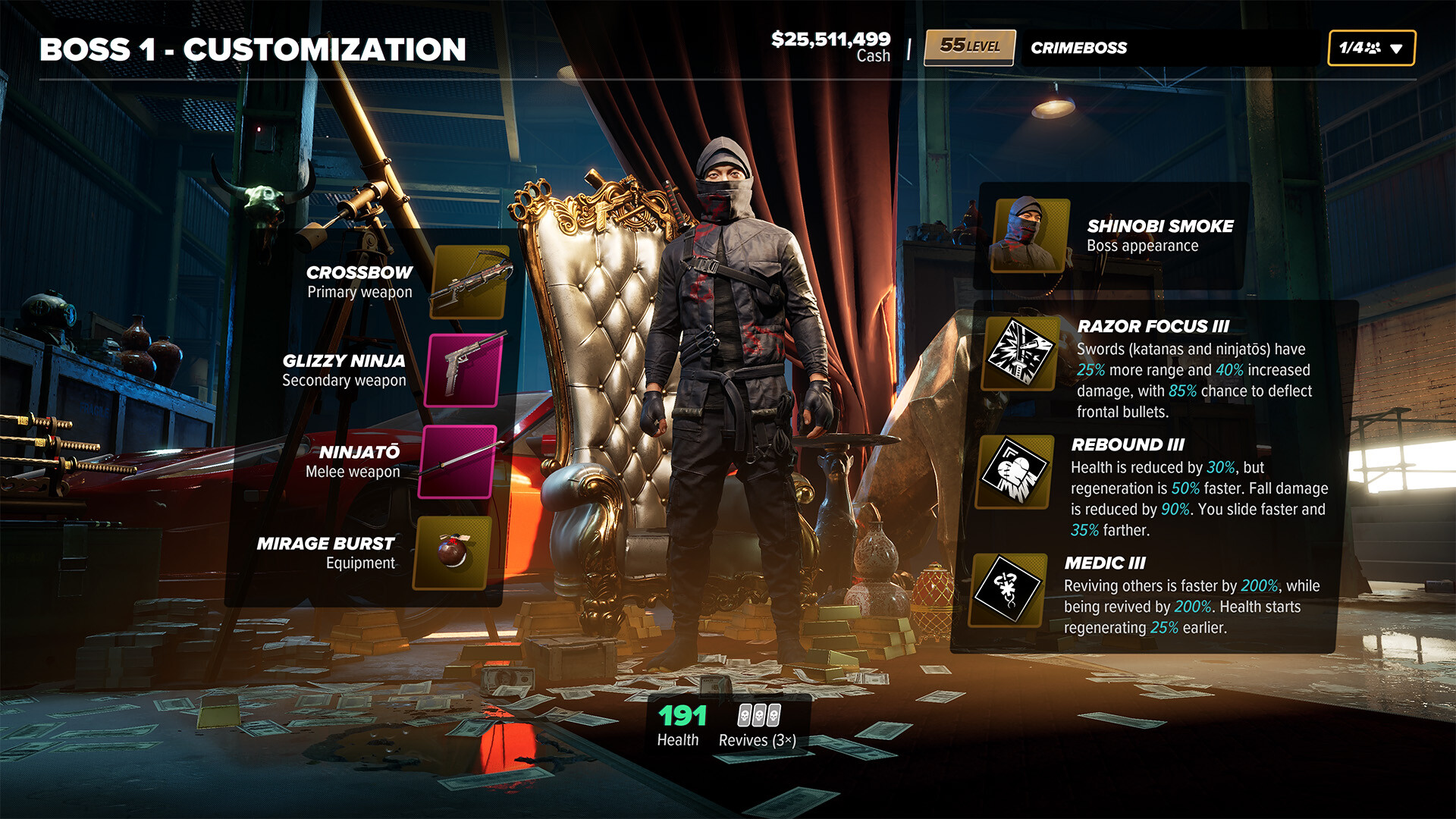 Crime Boss: Rockay City - Smoke Character Pack screenshot 4