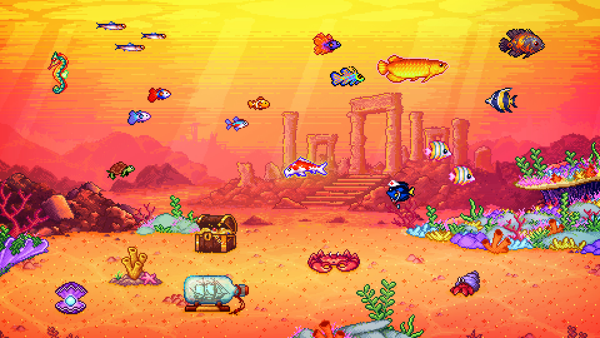 Pixel Aquarium screenshot 2
