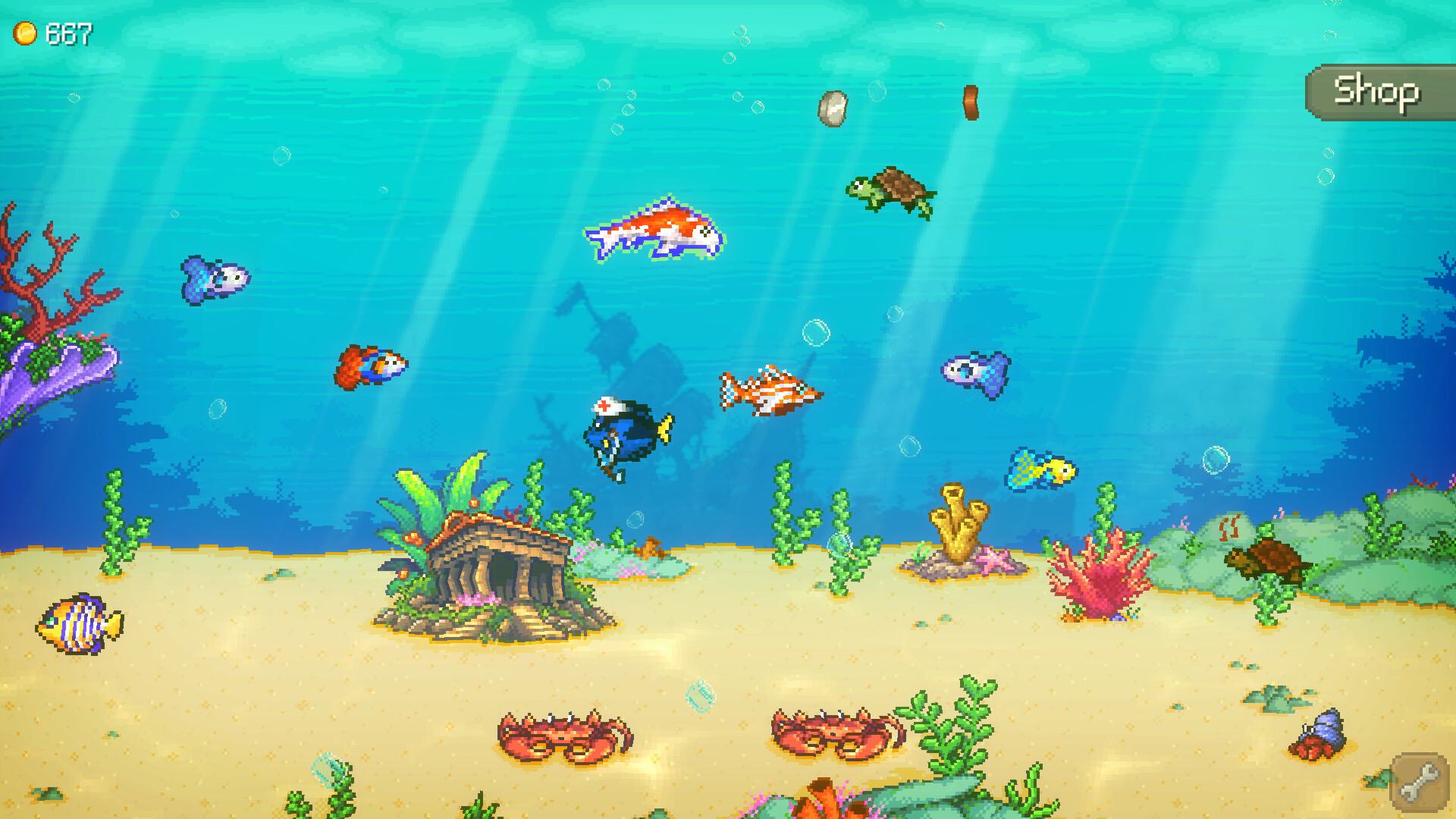 Pixel Aquarium screenshot 1