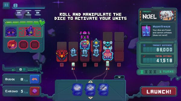 Dicevaders screenshot