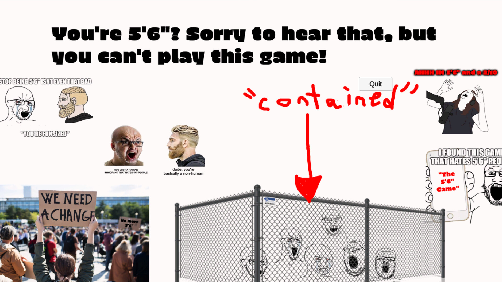 THE 5'6" GAME screenshot 1