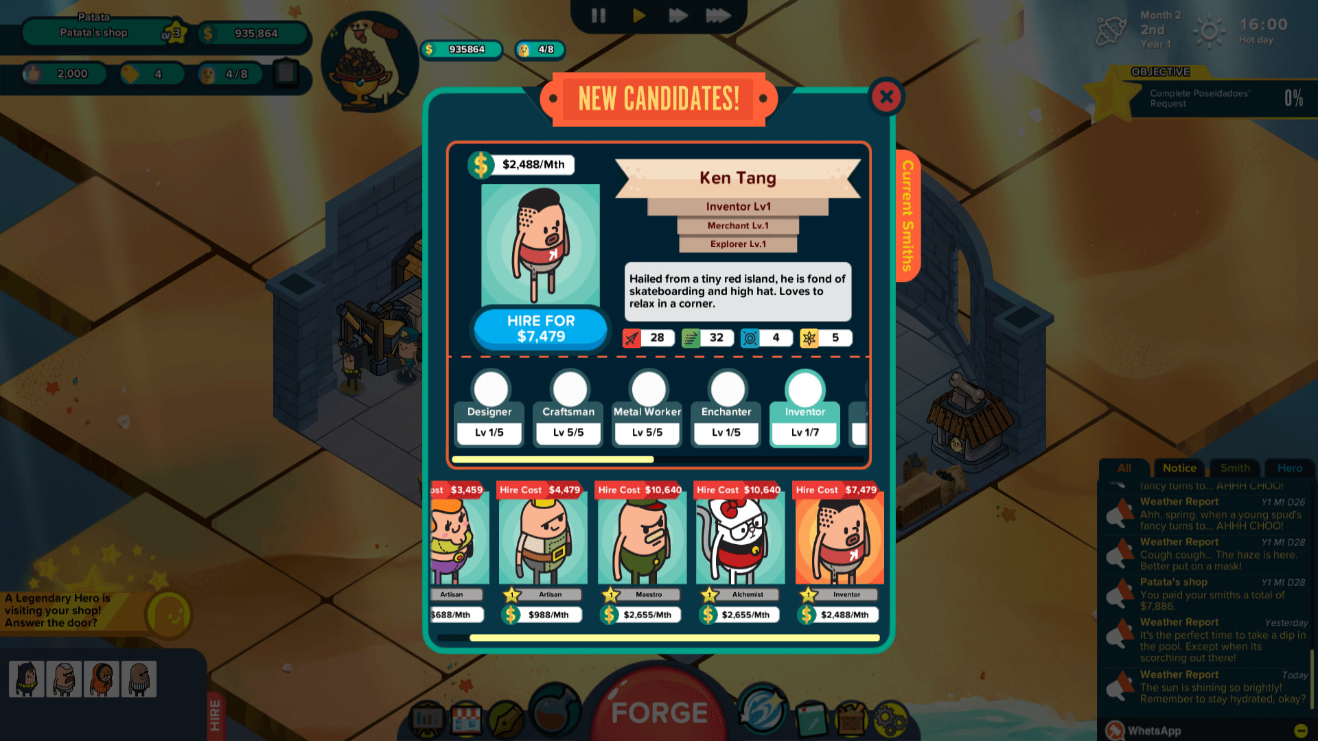 Holy Potatoes! A Weapon Shop?! - Spud Tales: Journey to Olympus screenshot 6