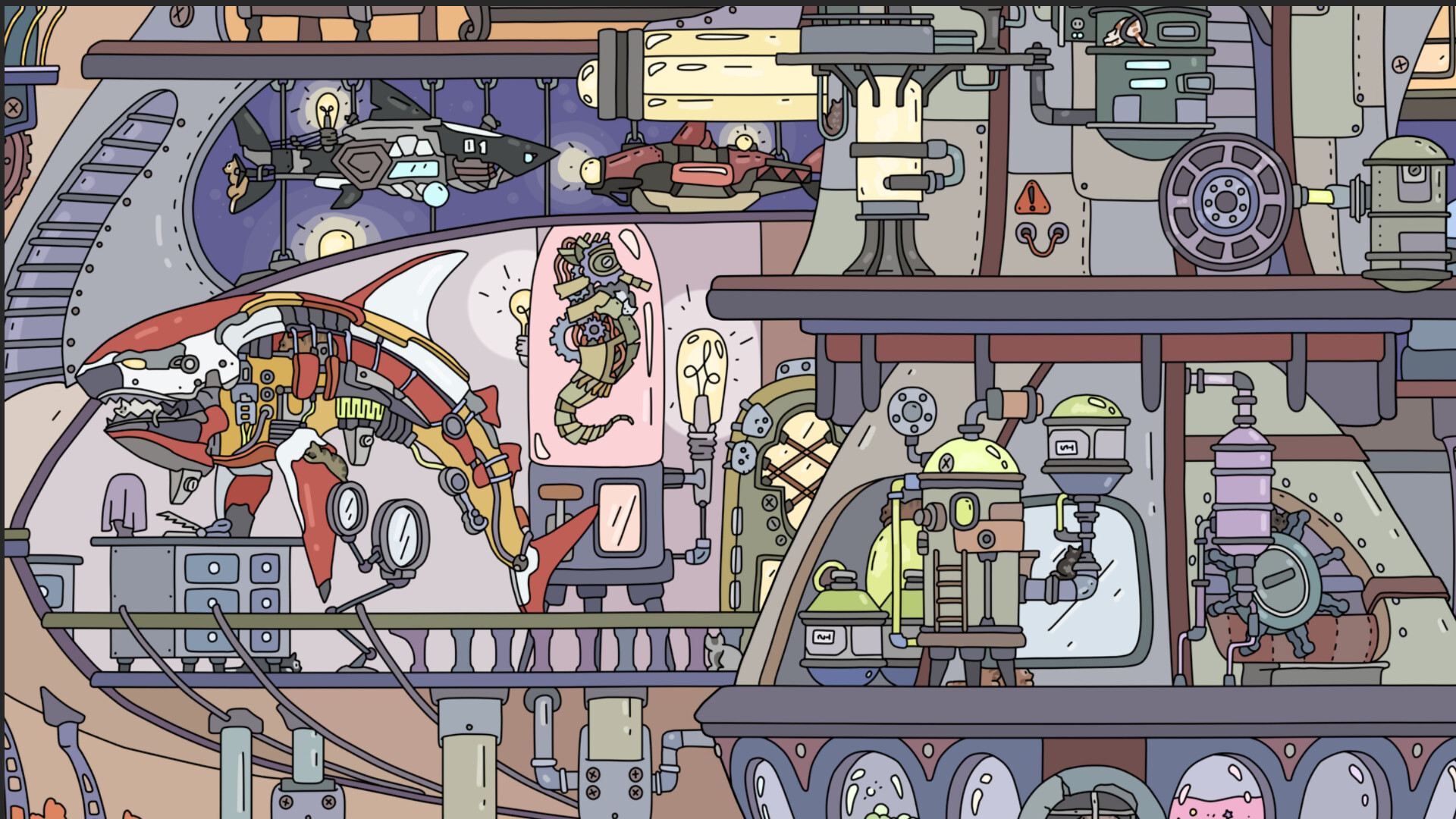 FIND KITTENS 4: Aetherpunk - Extra Level screenshot 4