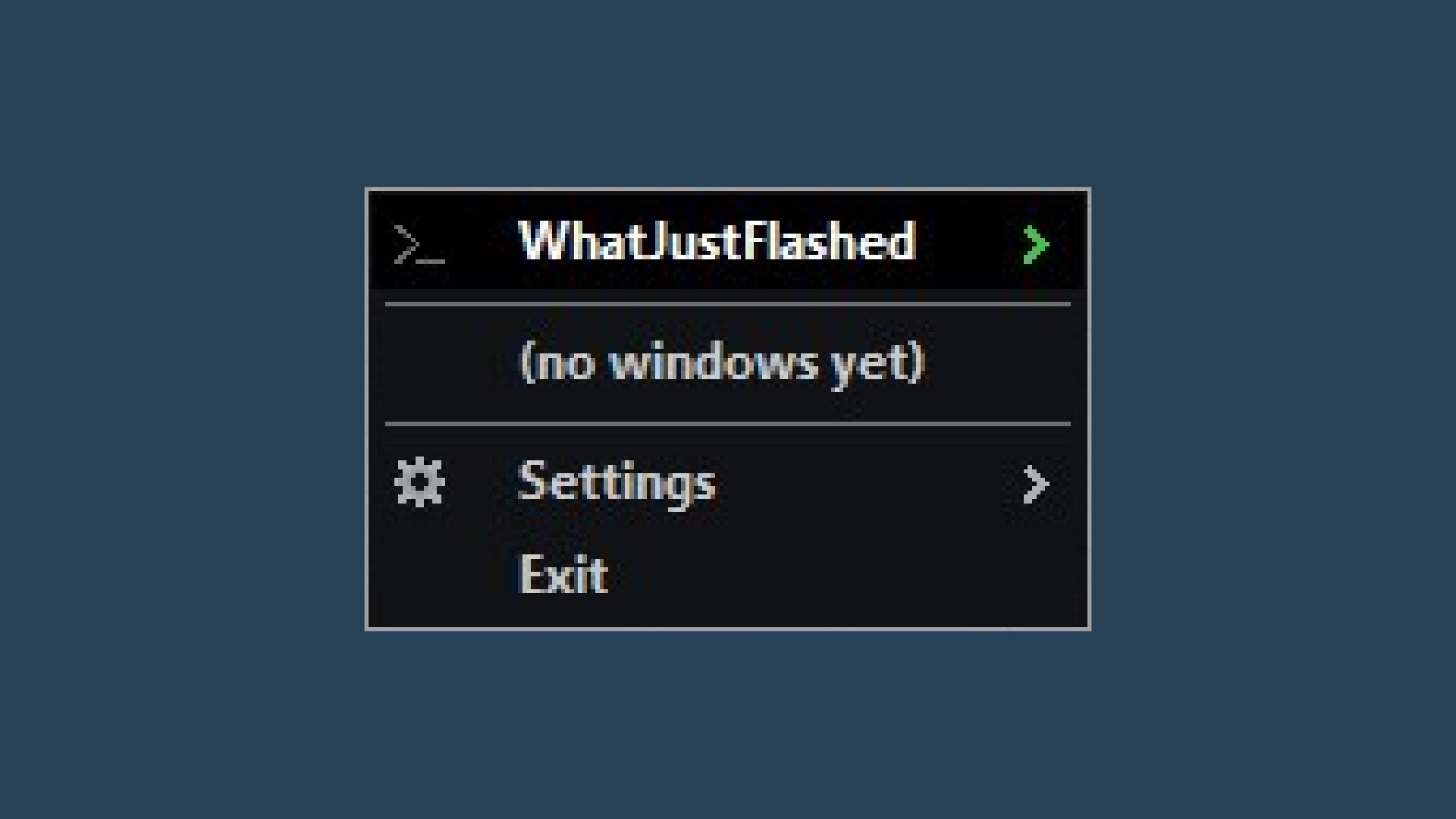 WhatJustFlashed screenshot 1
