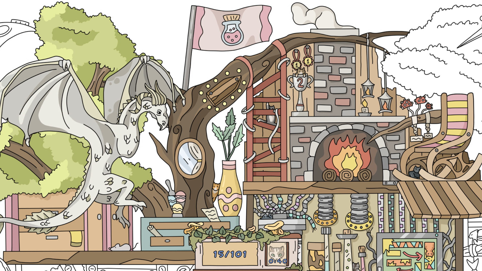 FIND KITTENS 5: Magic Tree screenshot 2