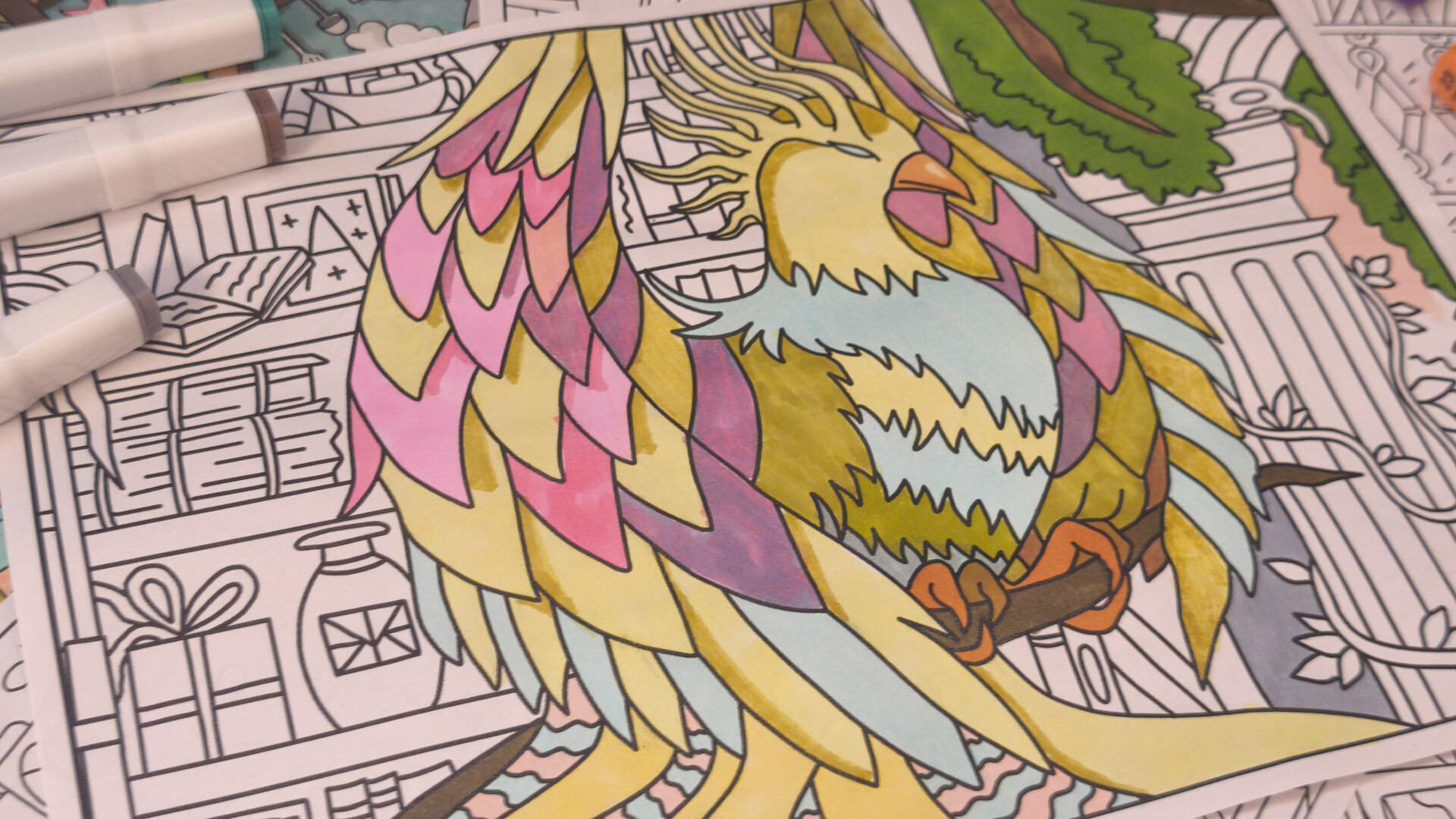FIND KITTENS 5: Magic Tree - Coloring Book screenshot 4