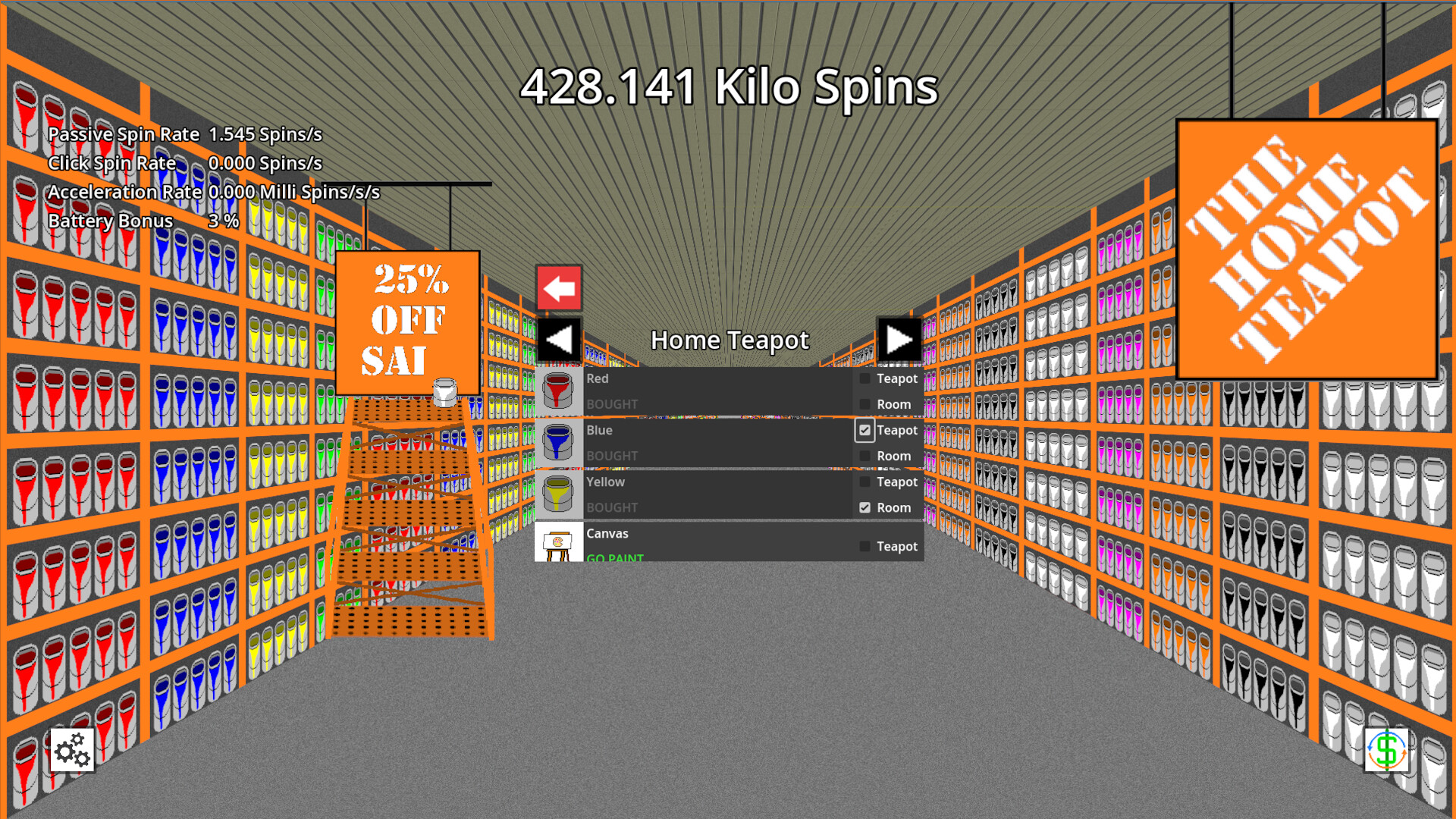 Teapot Spinner screenshot 3
