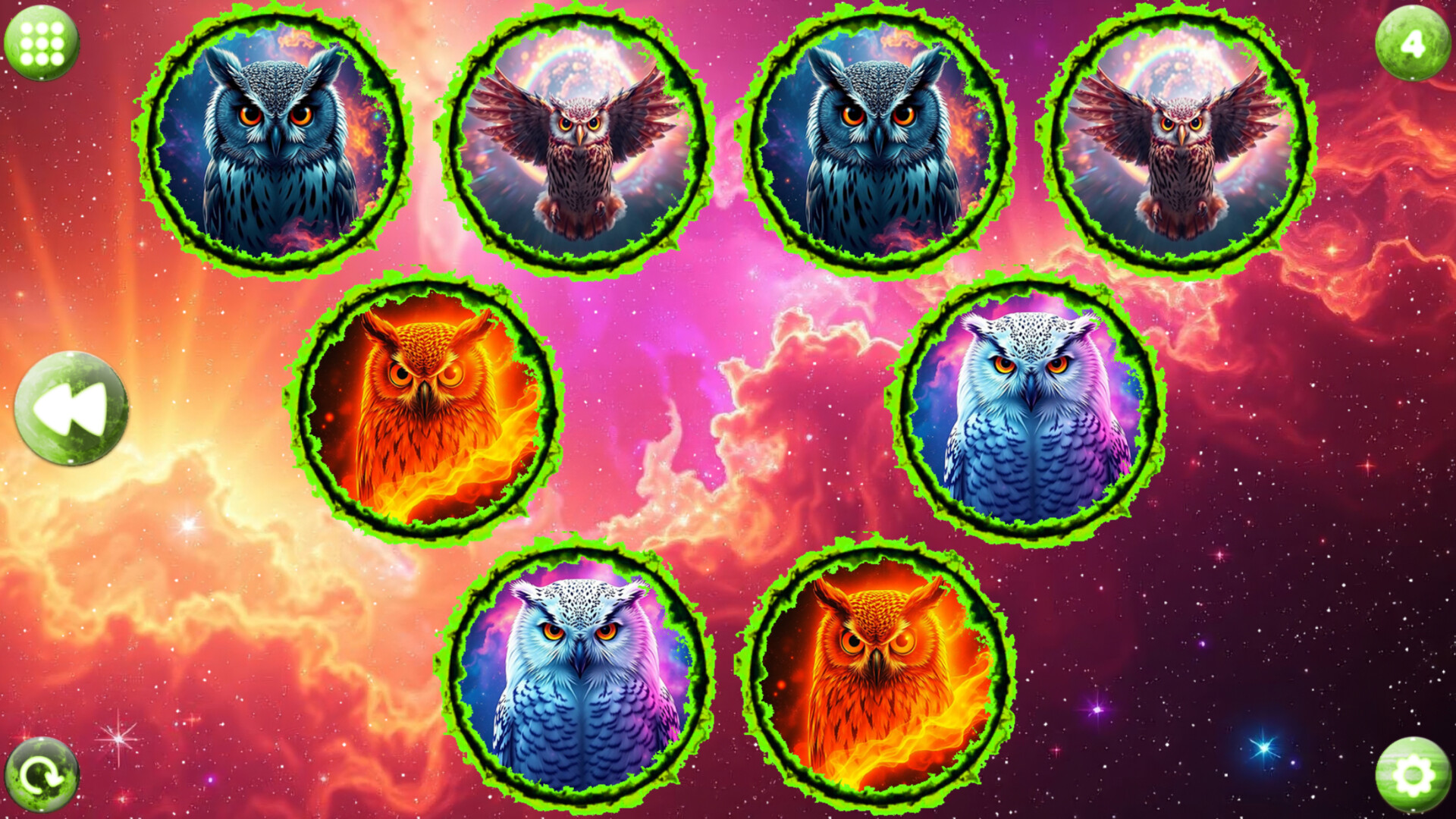 Space Memory: Owls screenshot 3