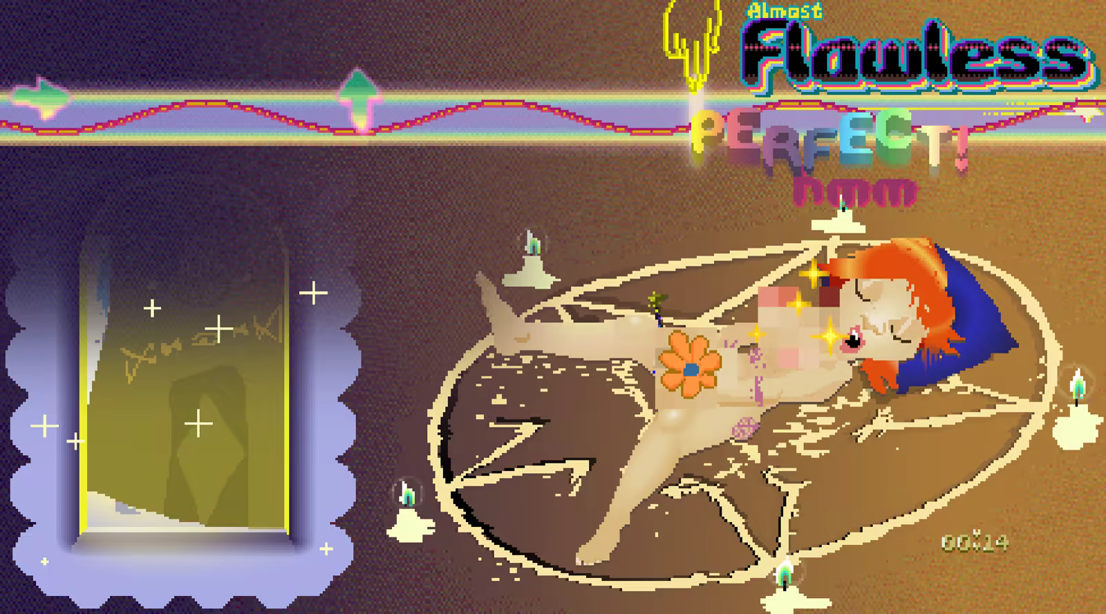 Talaia uses her magic masturbation to channel ancient knowledge of a profound doorway