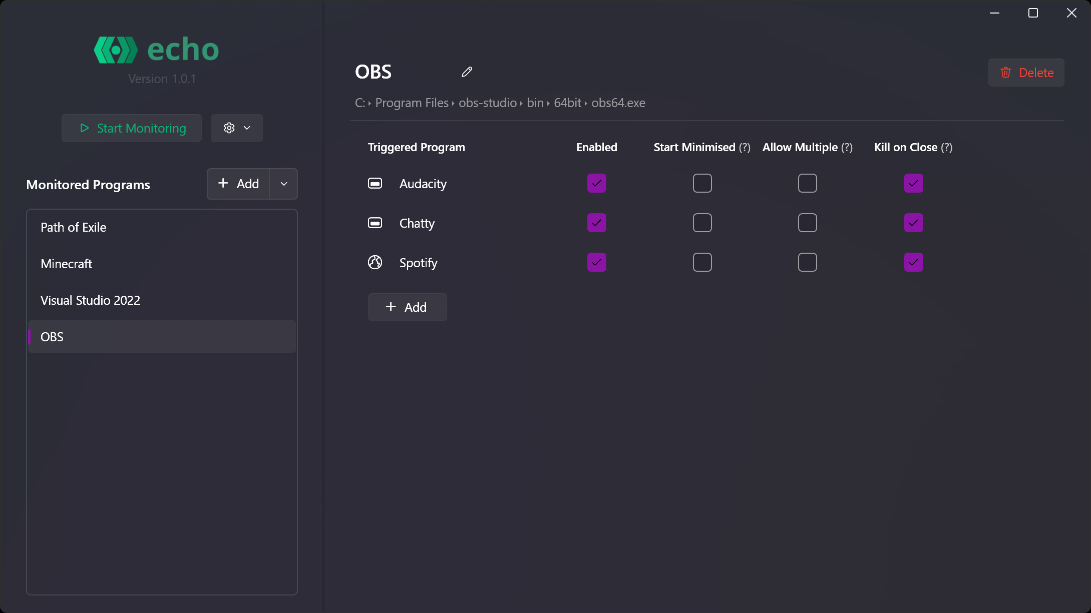 Echo screenshot 5