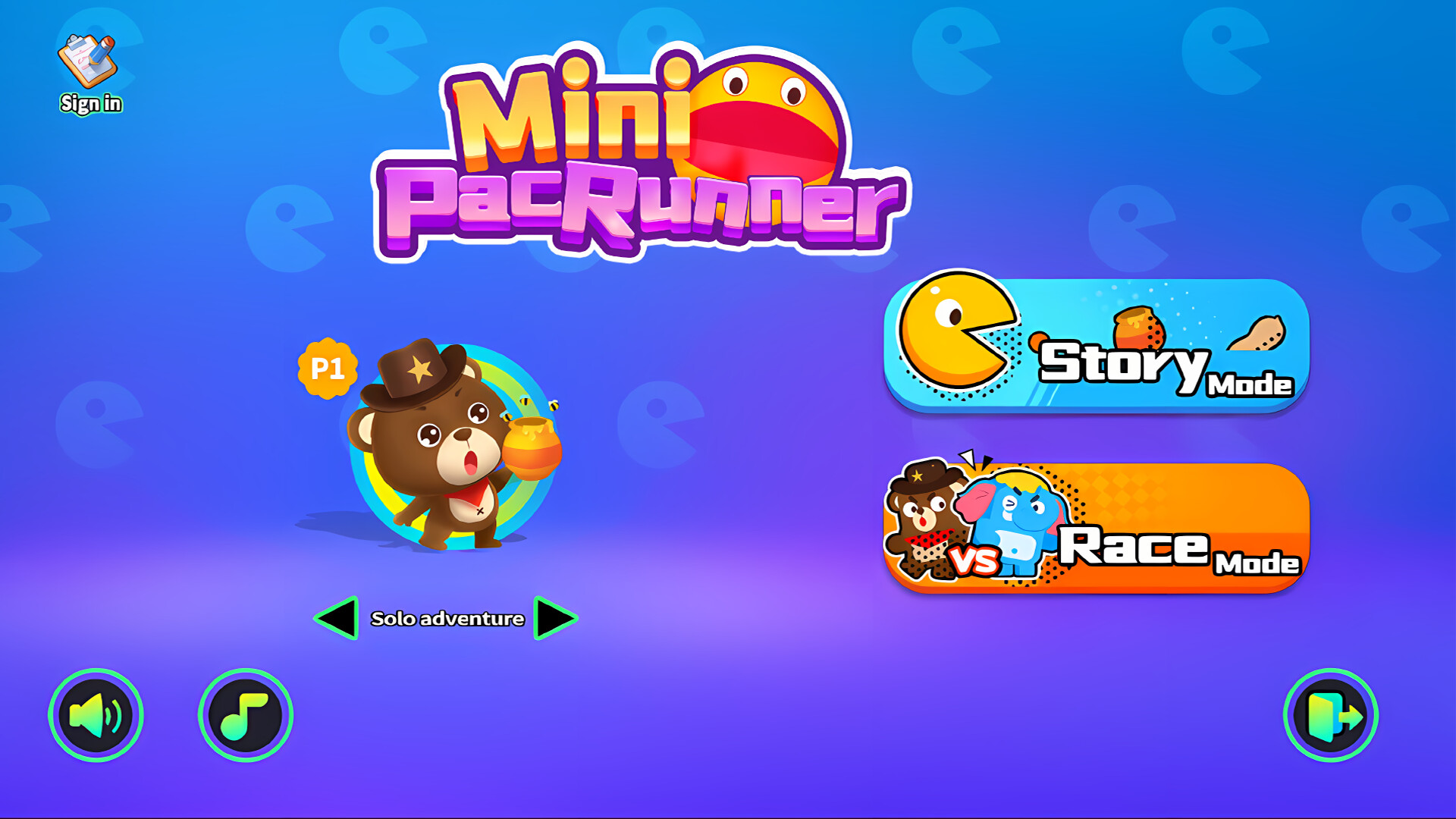 Mini PacRunner screenshot 1
