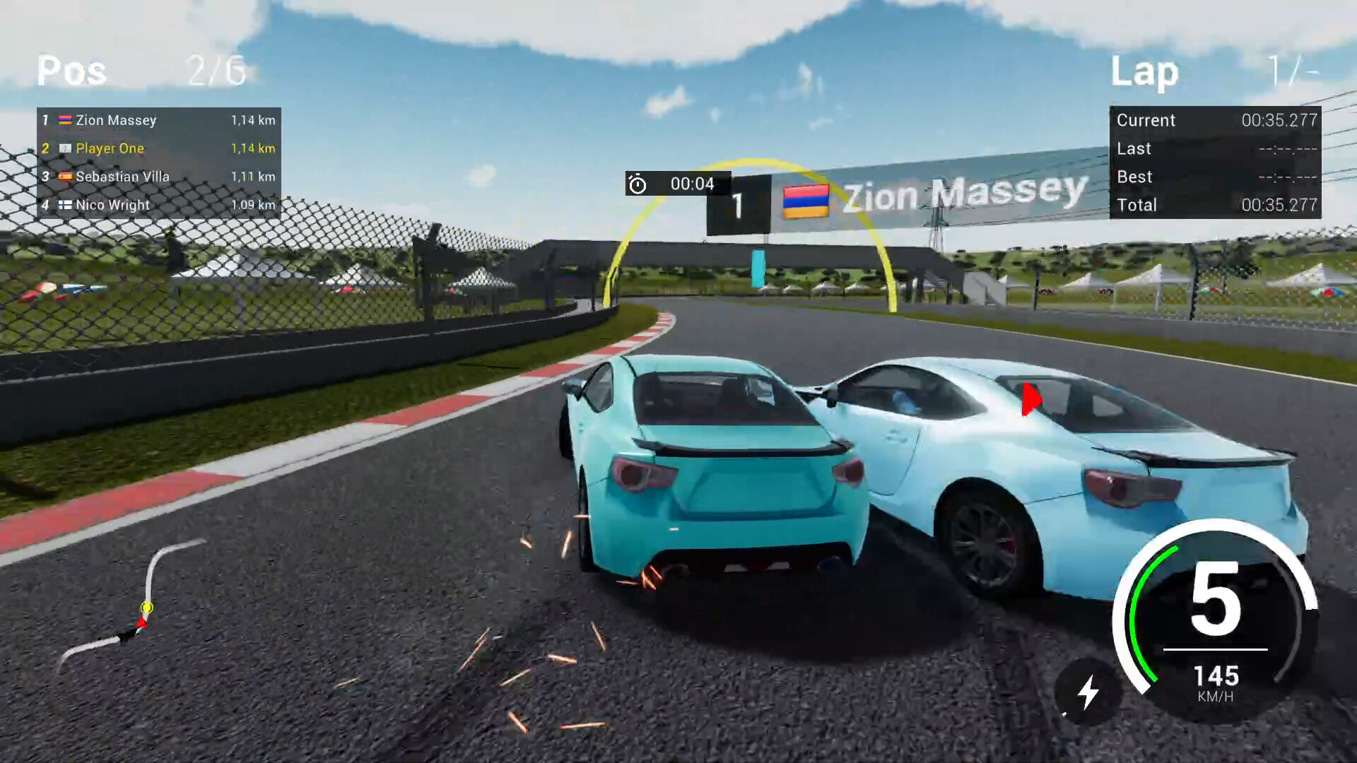Car Race Simulator screenshot 1