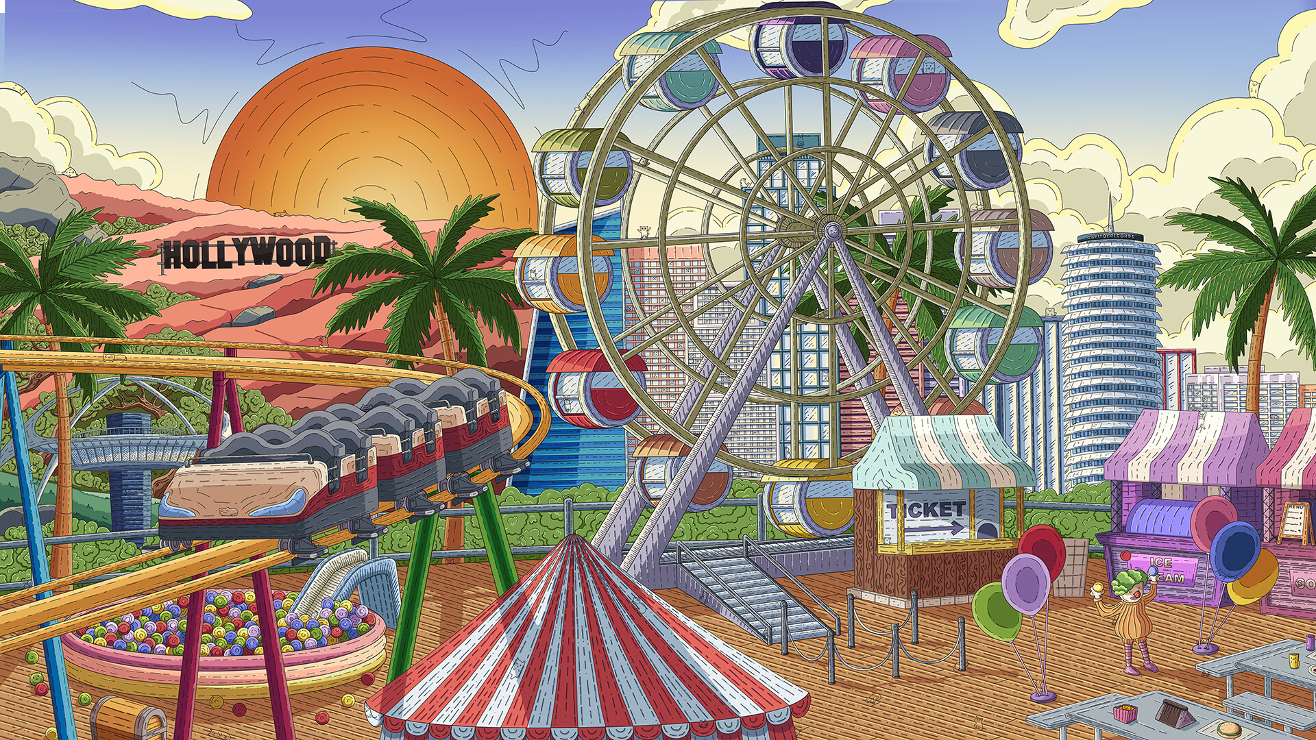 100 Los Angeles Cats - Artbook screenshot 1
