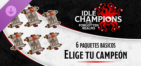6 paquetes iniciales de Elige a tu campeón