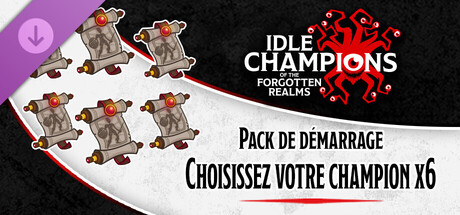 Pack de démarrage Choisissez votre champion x6