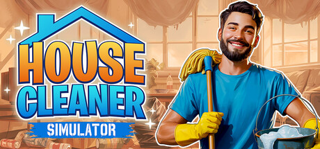 House Cleaner Simulator — Steam header