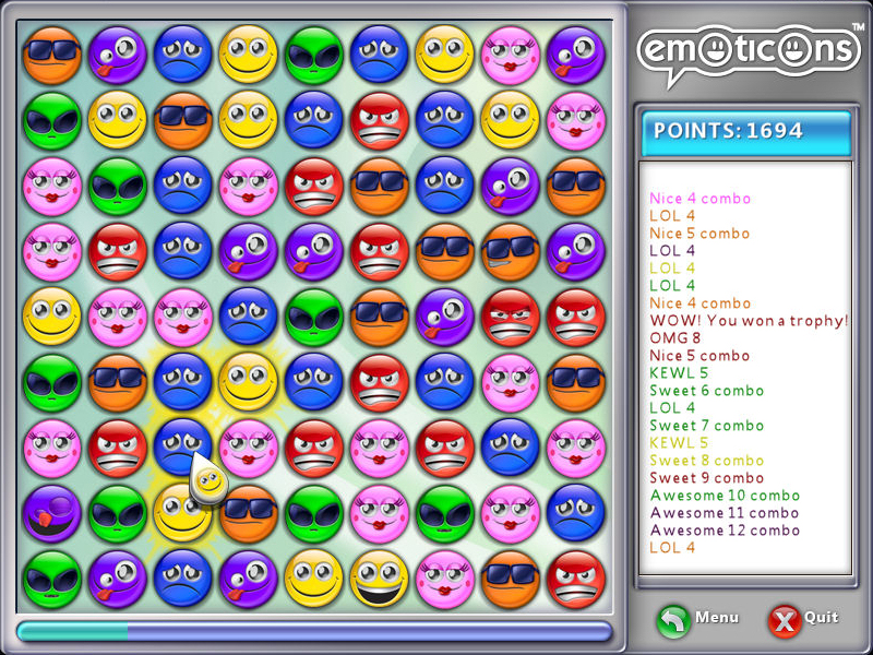Emoticons screenshot 2