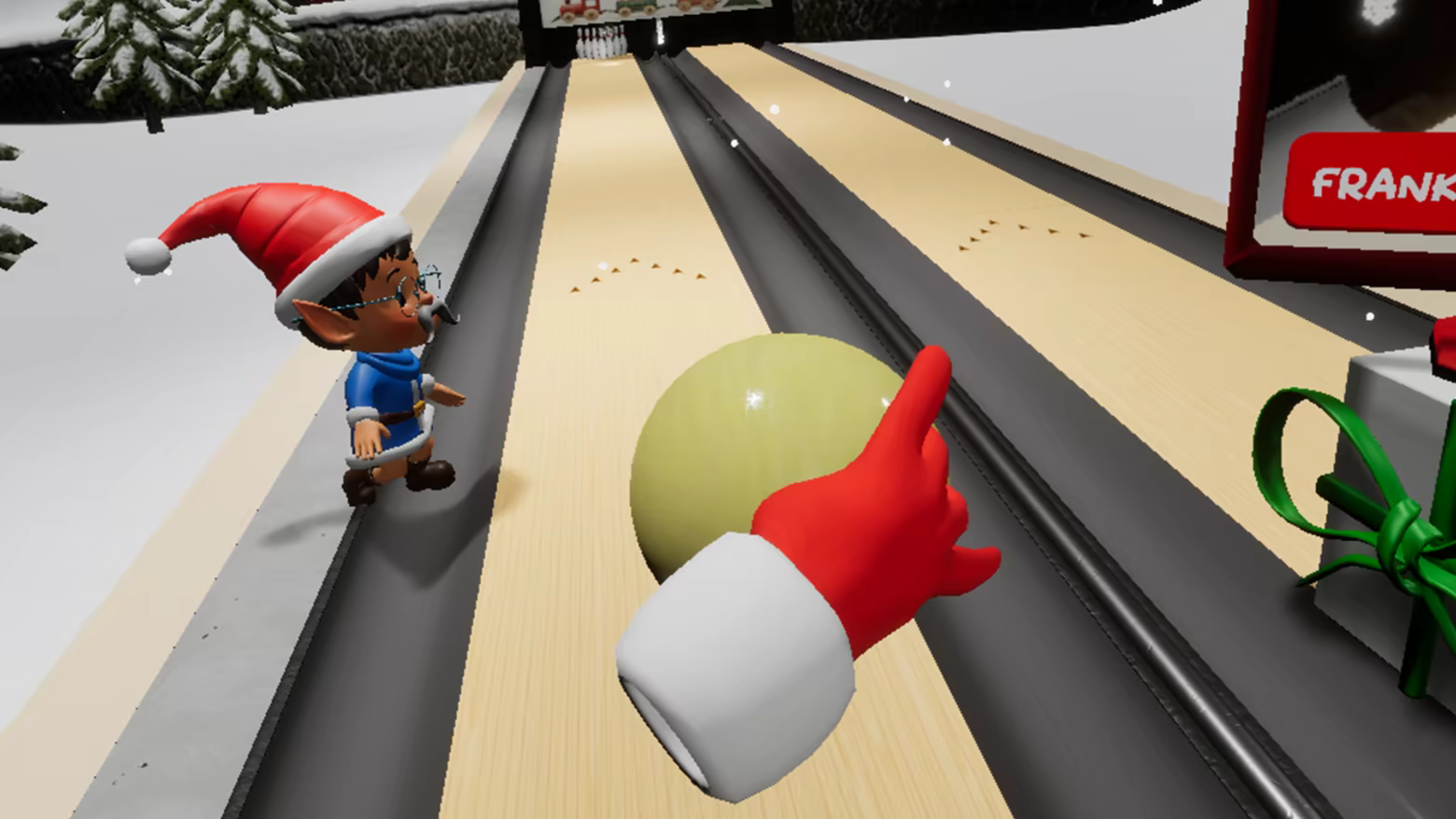 Real physics bowling
