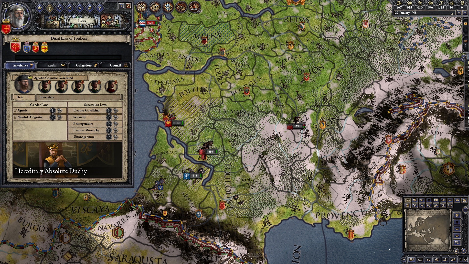 Crusader Kings II: Conclave screenshot 1