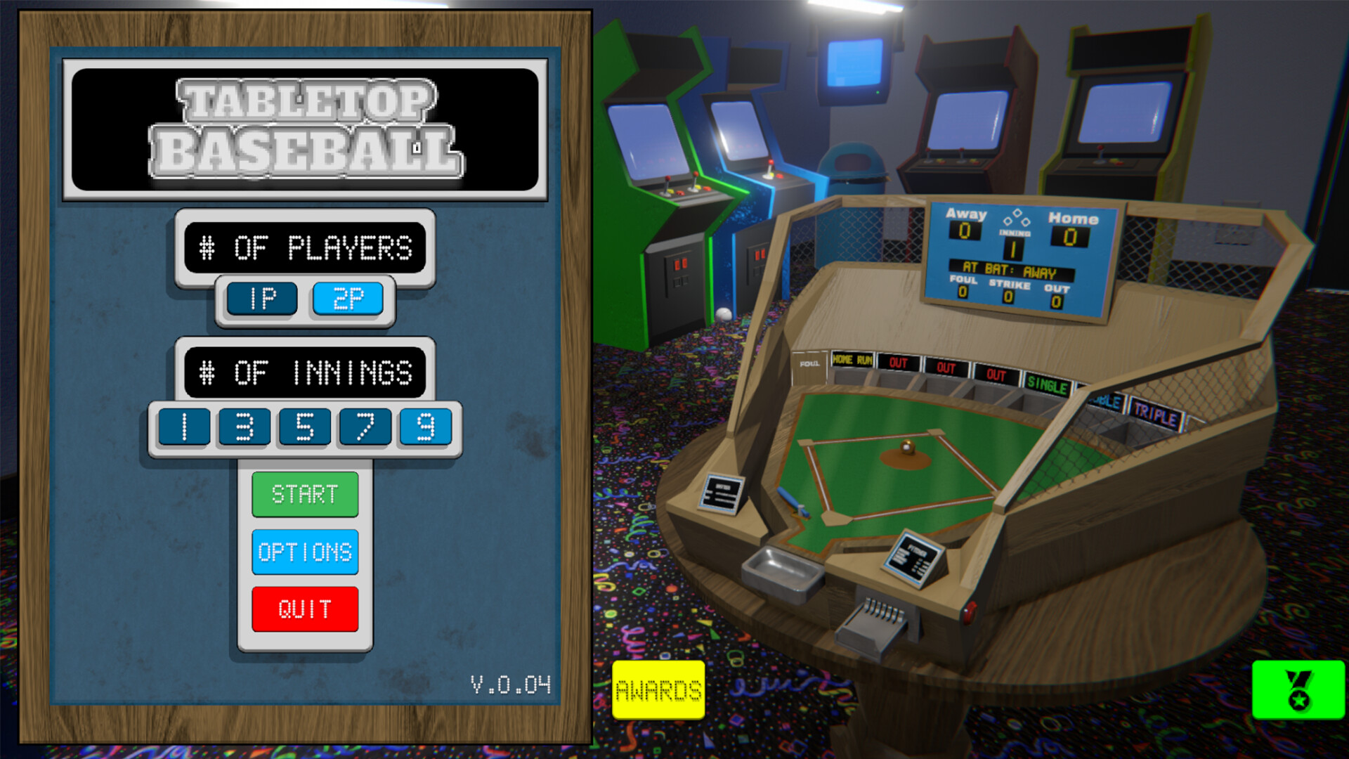 Tabletop Baseball screenshot 1