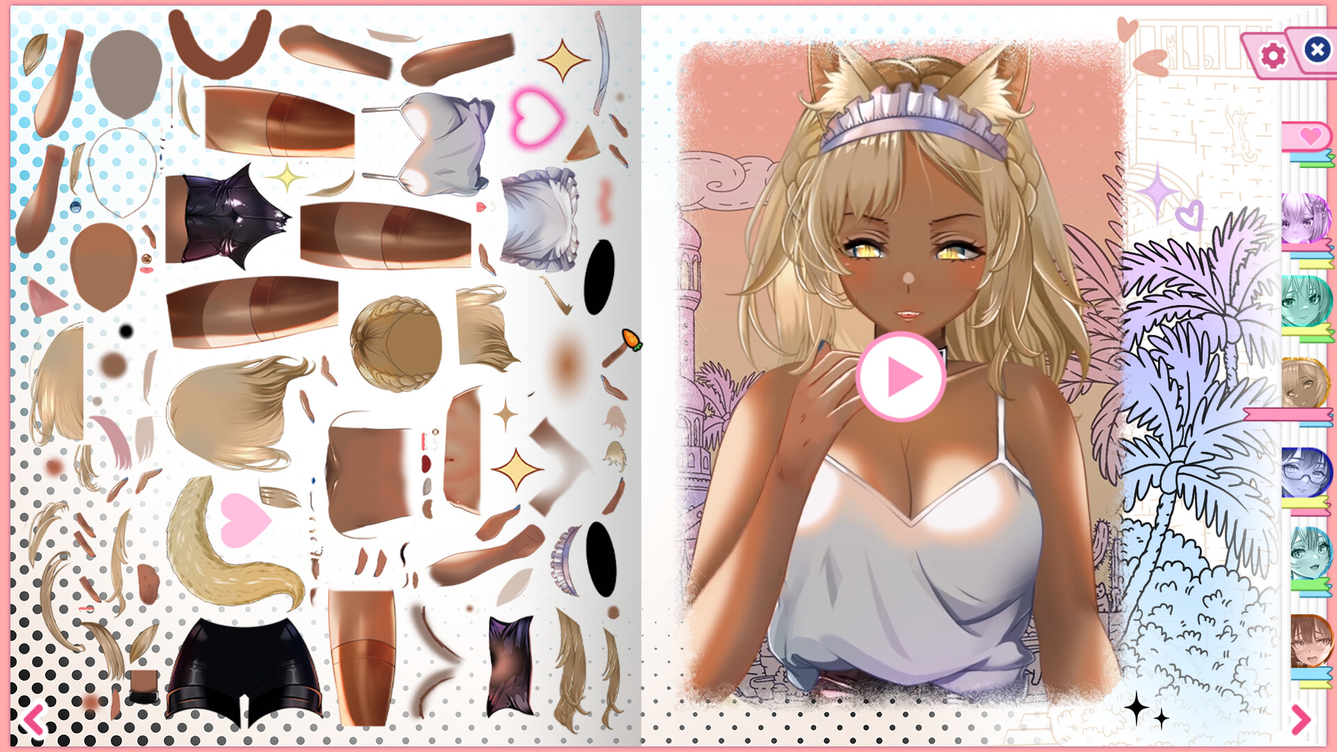 Nekopedia: Find Her Tail. The Official Artbook screenshot 4