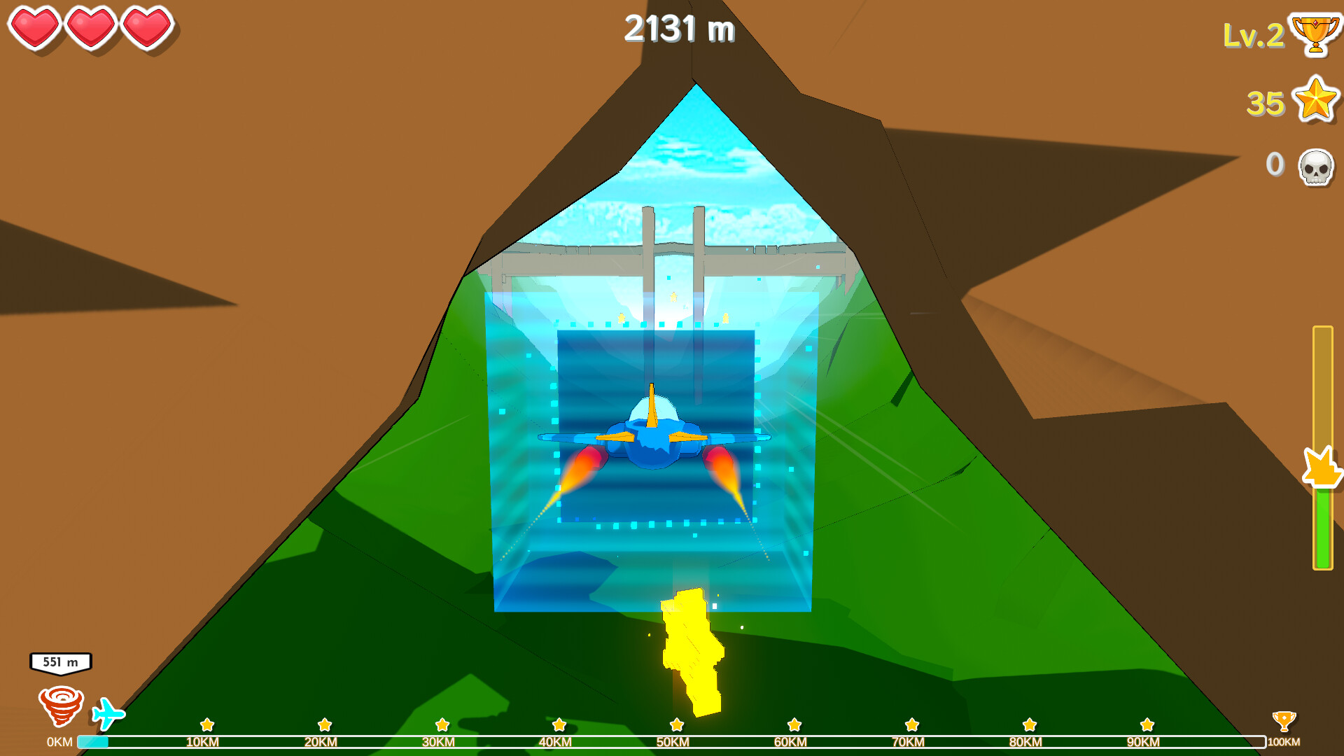 Fly Over! 100KM! Mountains! screenshot 7