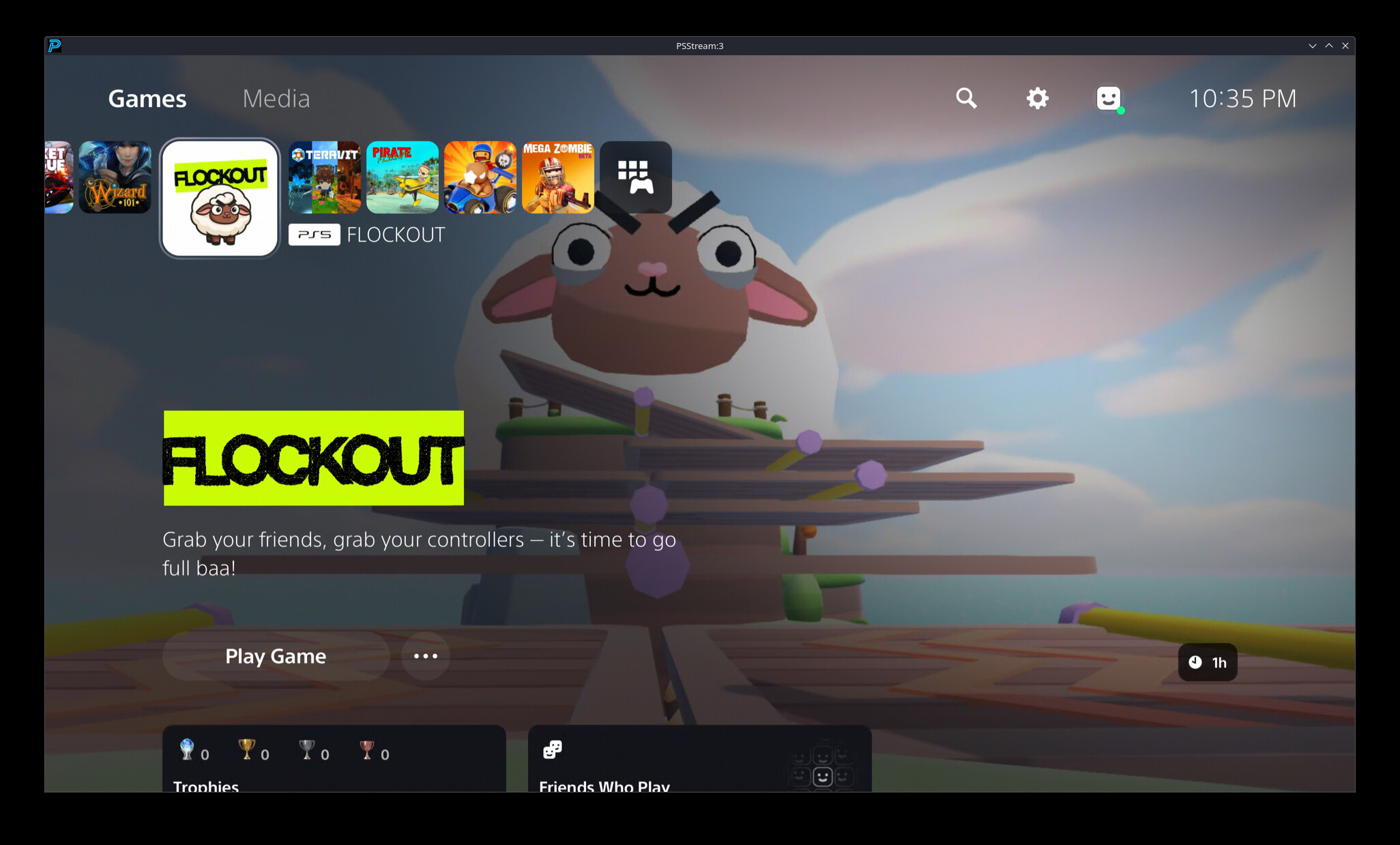 PSStream screenshot 2