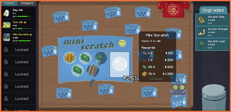 刮个爽 Scritchy Scratchy 中文 超爽快刮刮乐游戏