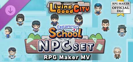 RPG Maker MV - SERIALGAMES LivingGoodCity Japanese School NPC SET