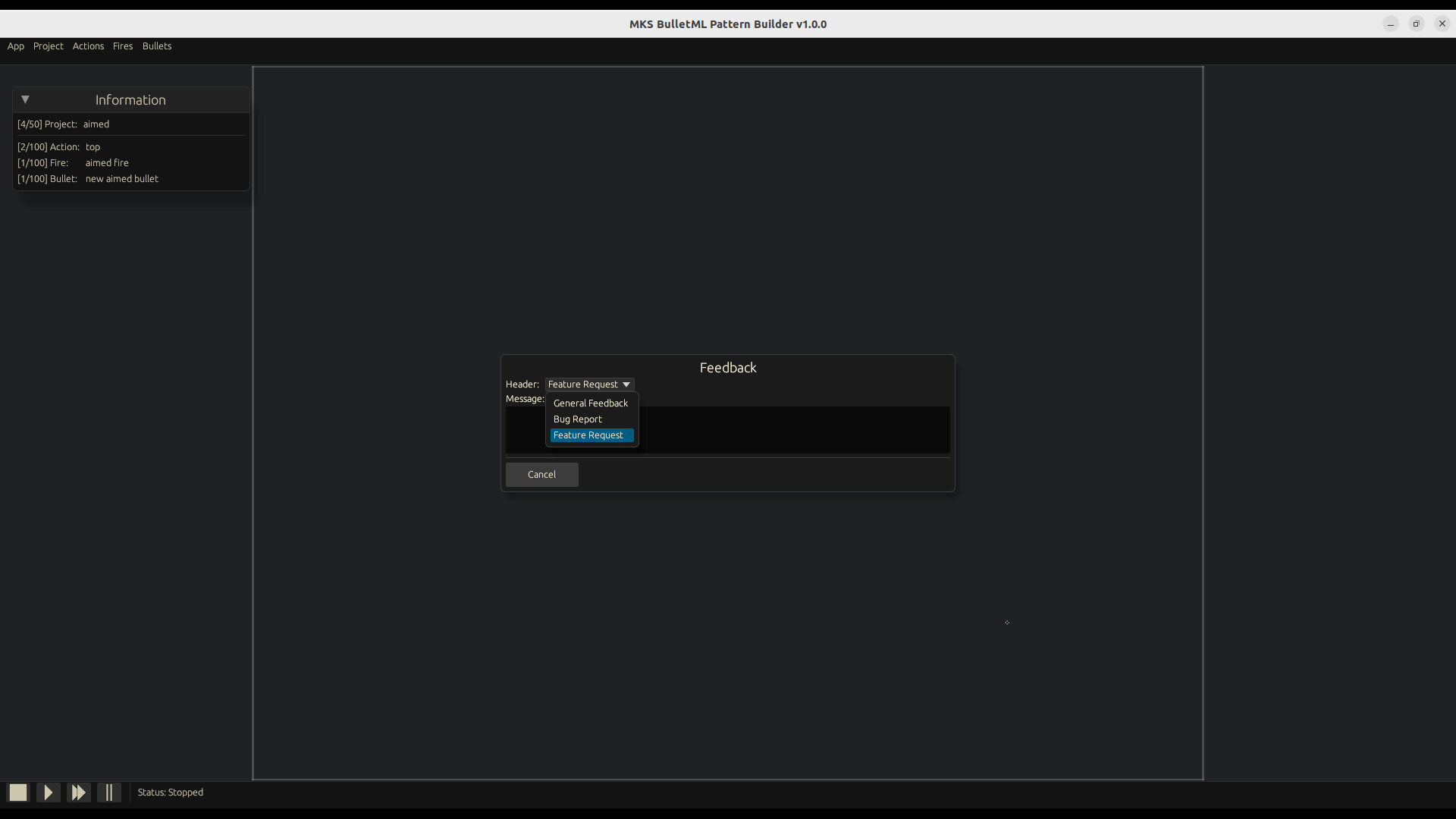 MKS BulletML Pattern Builder screenshot 8