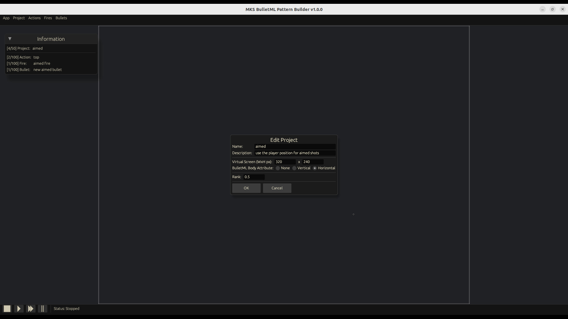 MKS BulletML Pattern Builder screenshot 6