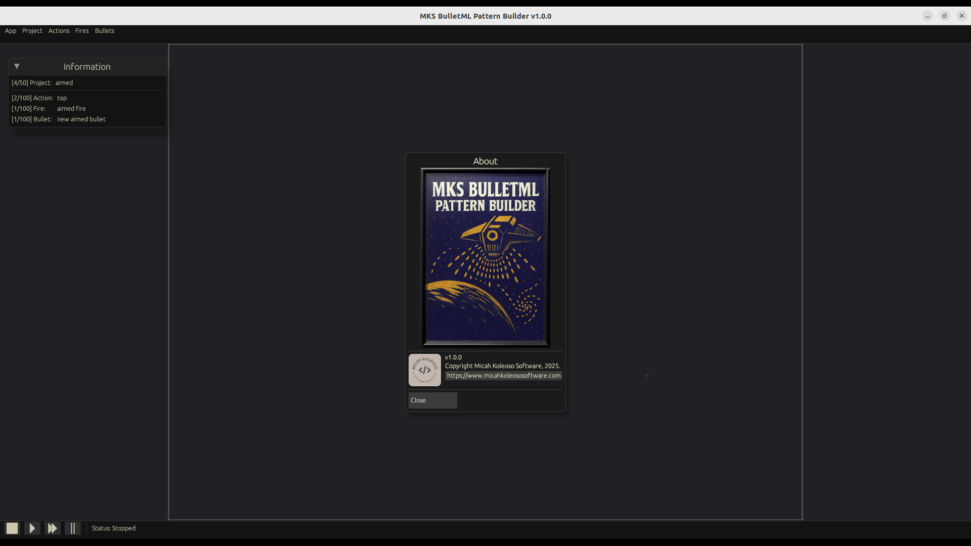 MKS BulletML Pattern Builder screenshot 9