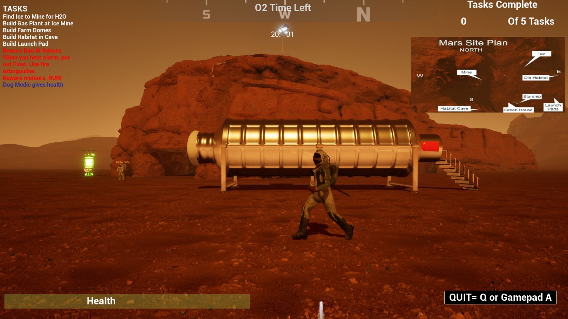 Mars Training Camp screenshot 2
