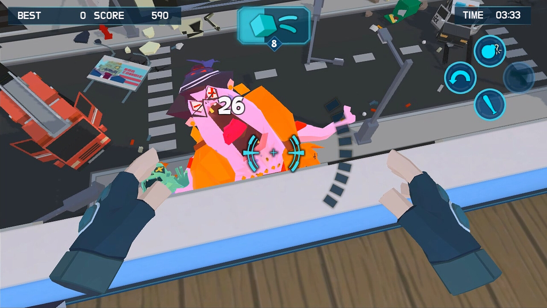 Throw Anything: Zombie Invaders screenshot 7
