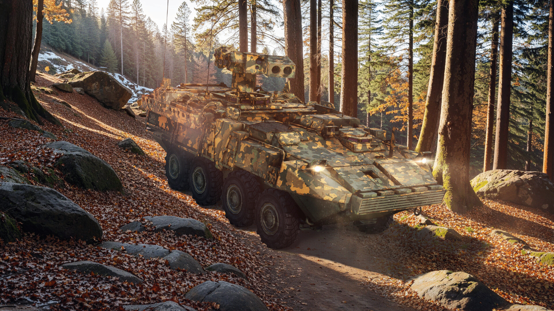 Armored Warfare - Autumn Bundle: M1134 screenshot 1