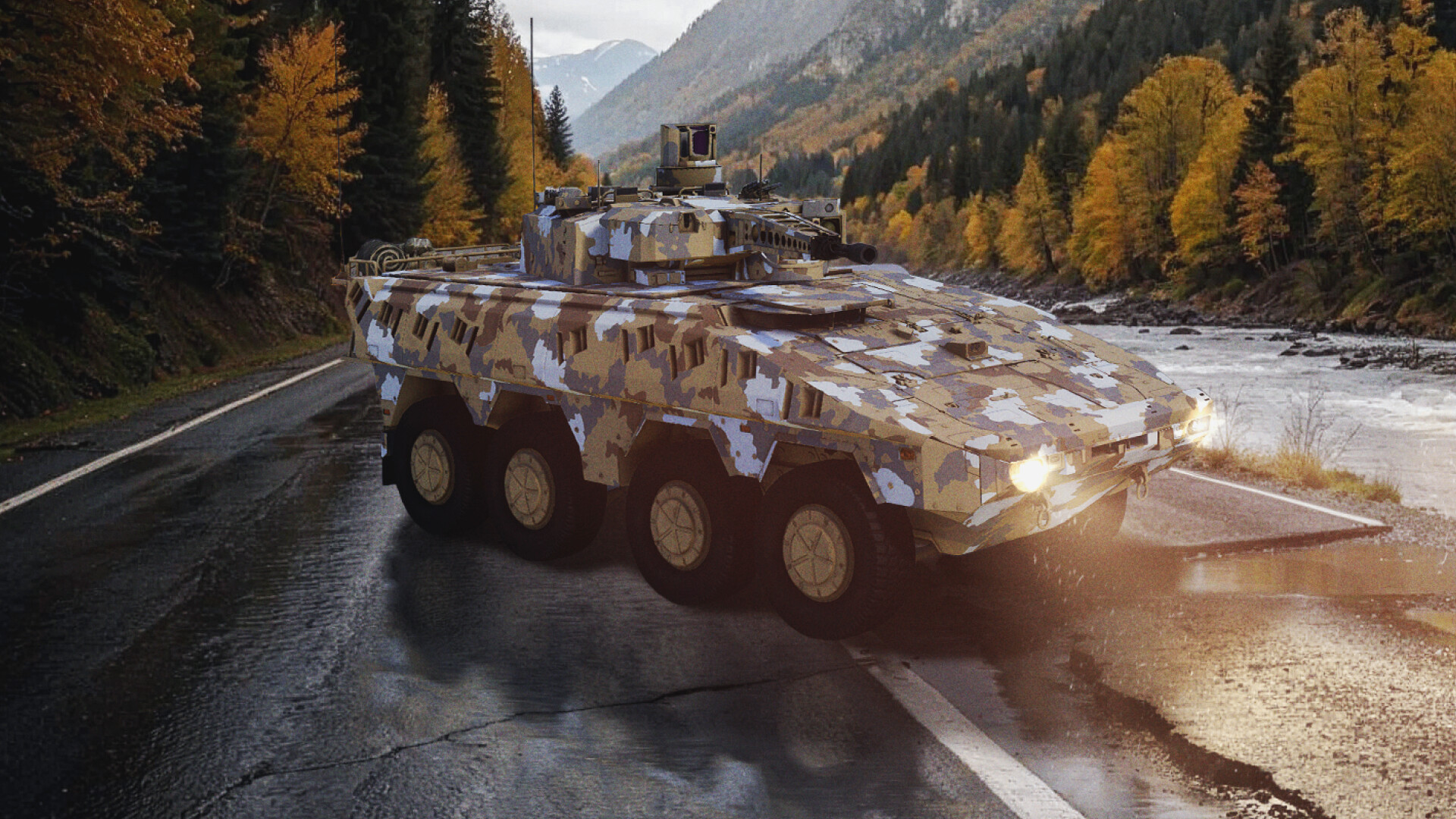 Armored Warfare - Autumn Bundle: Boxer CRV screenshot 1