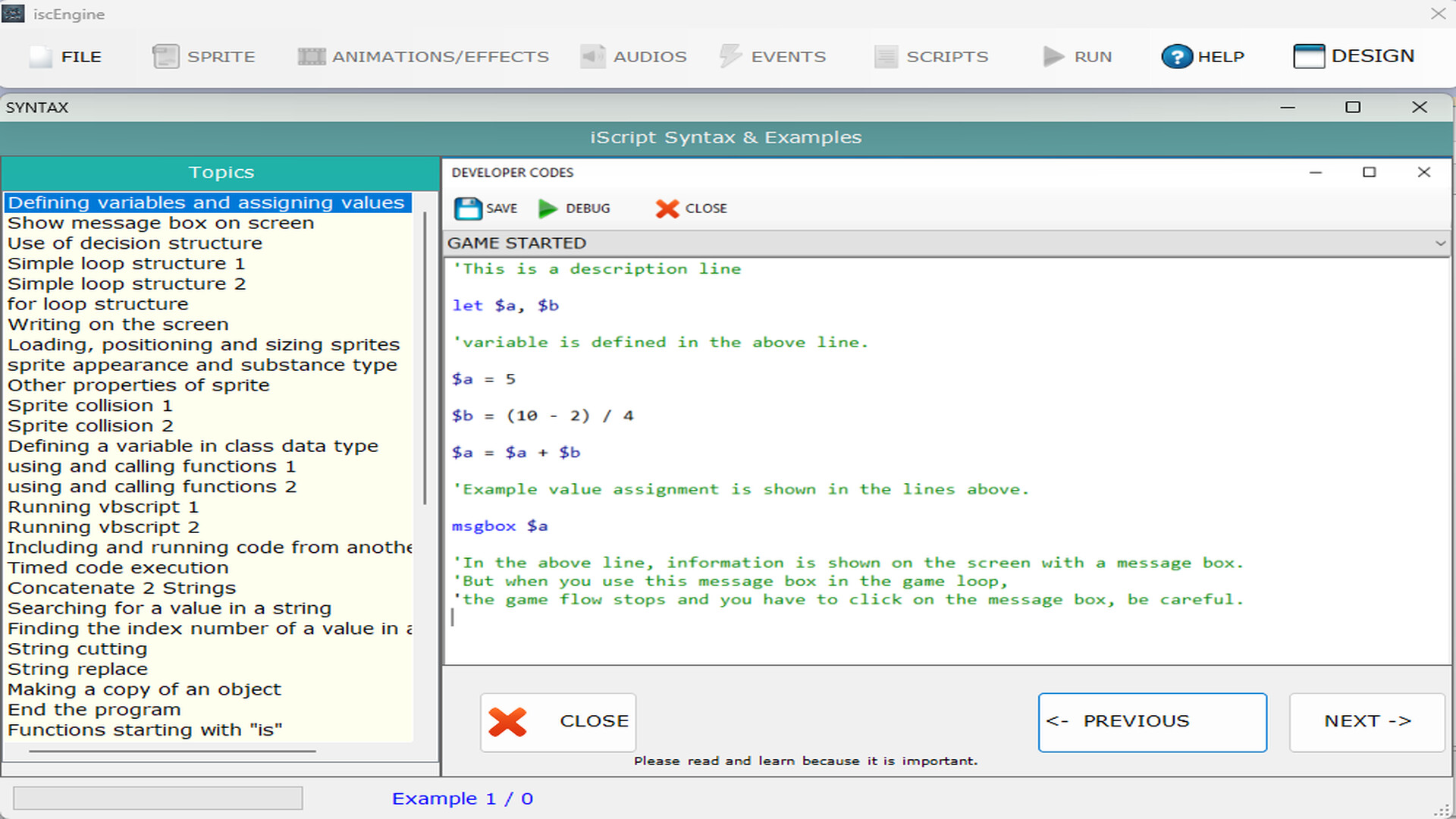 Fusion Script Game Studio: iscEngine & JS-Engine screenshot 9
