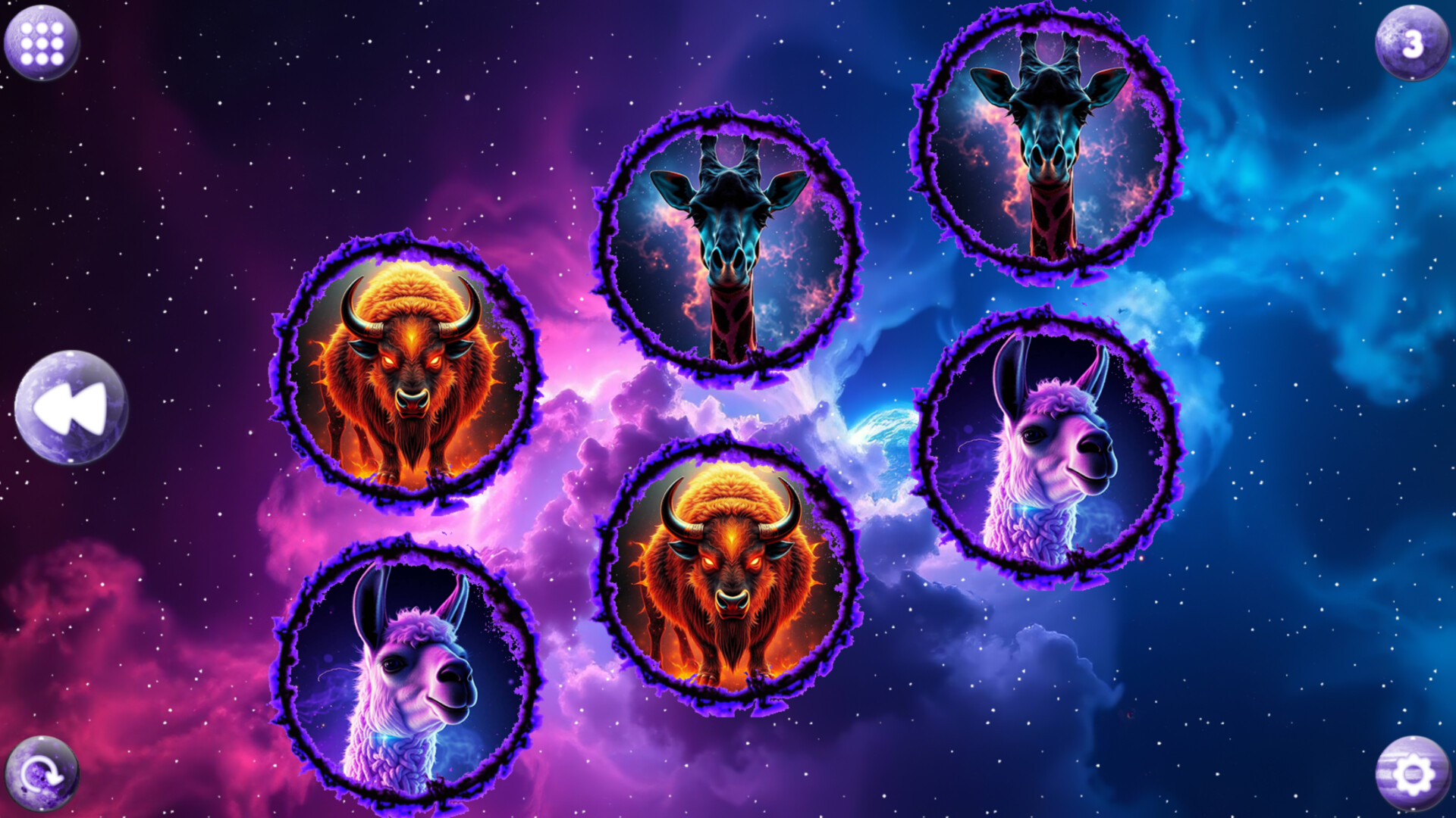 Space Memory: Artiodactyls screenshot 2
