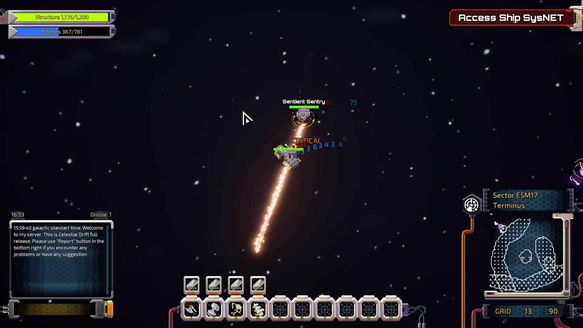 Celestial Drift screenshot 2