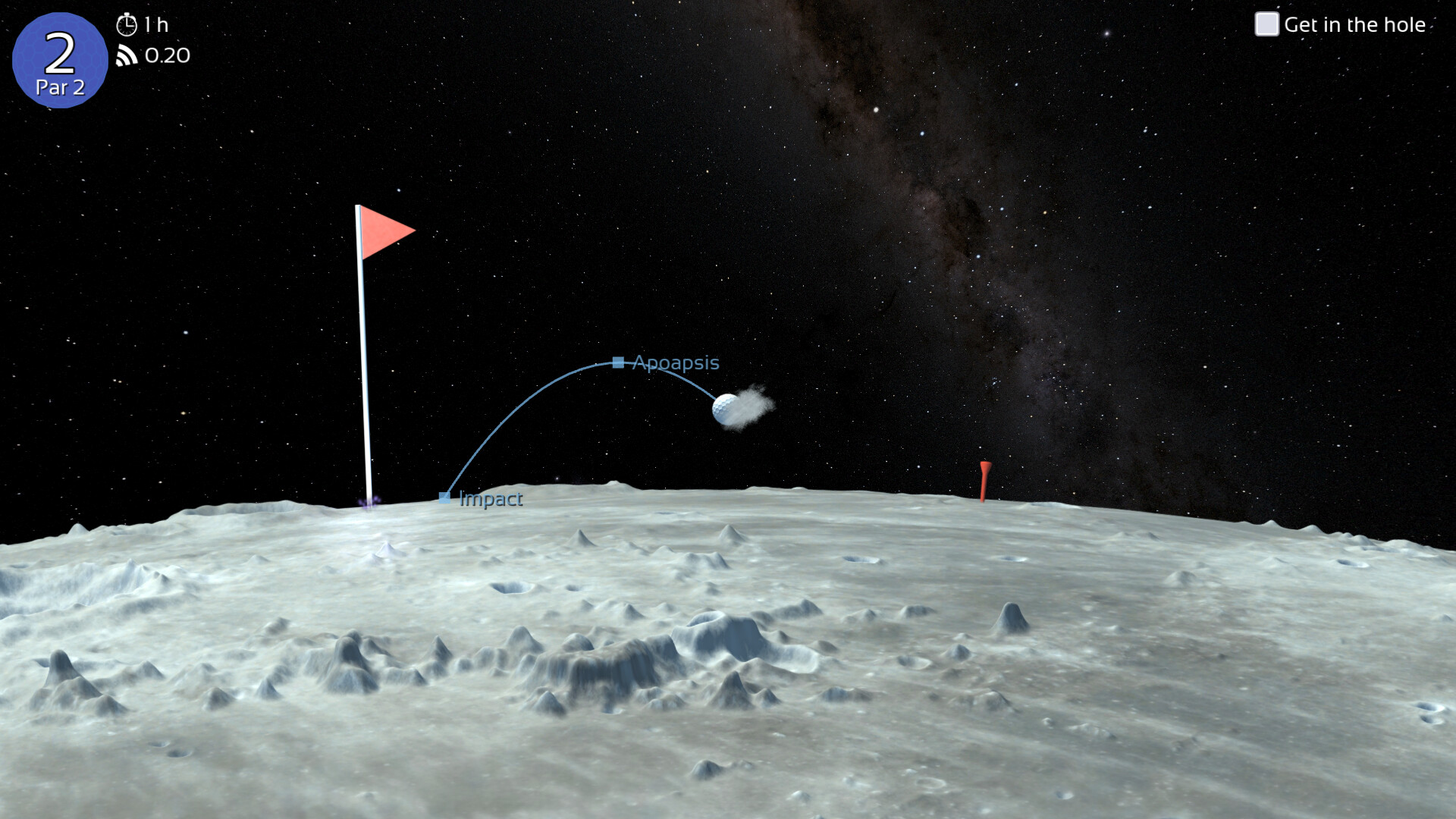 Celestial Golf screenshot 1