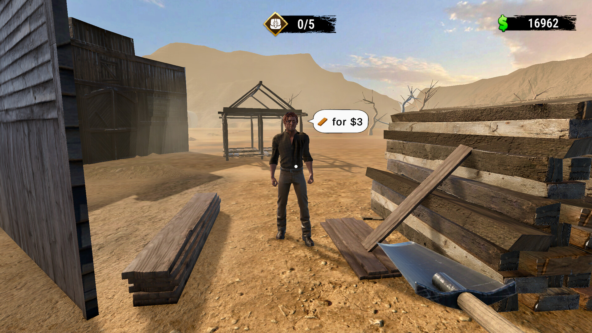 Wild West Miner Simulator gameplay screenshot 3