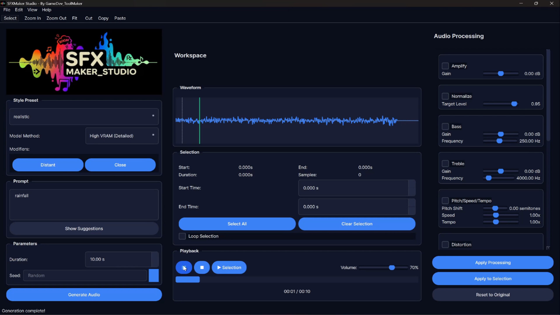 SFX MAKER STUDIO screenshot 5