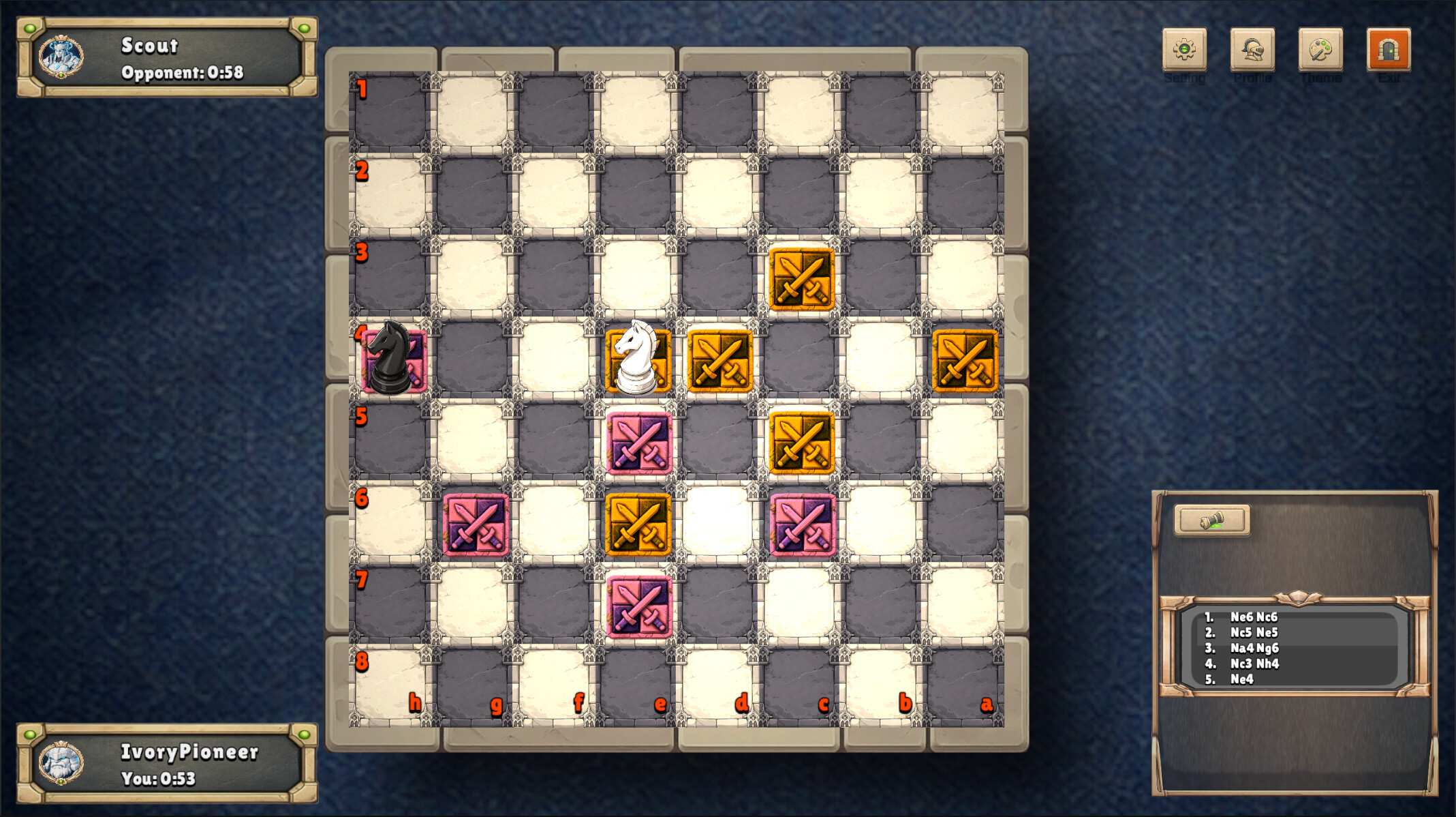 Knight Paths screenshot 1