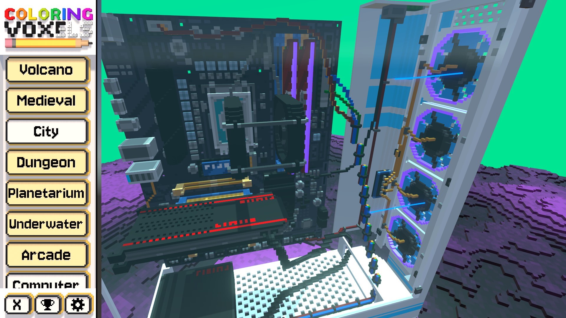 Coloring Voxels - Computer Pack screenshot 5