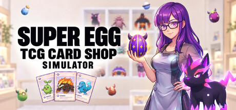 Super Egg & TCG Shop Simulator — Steam header