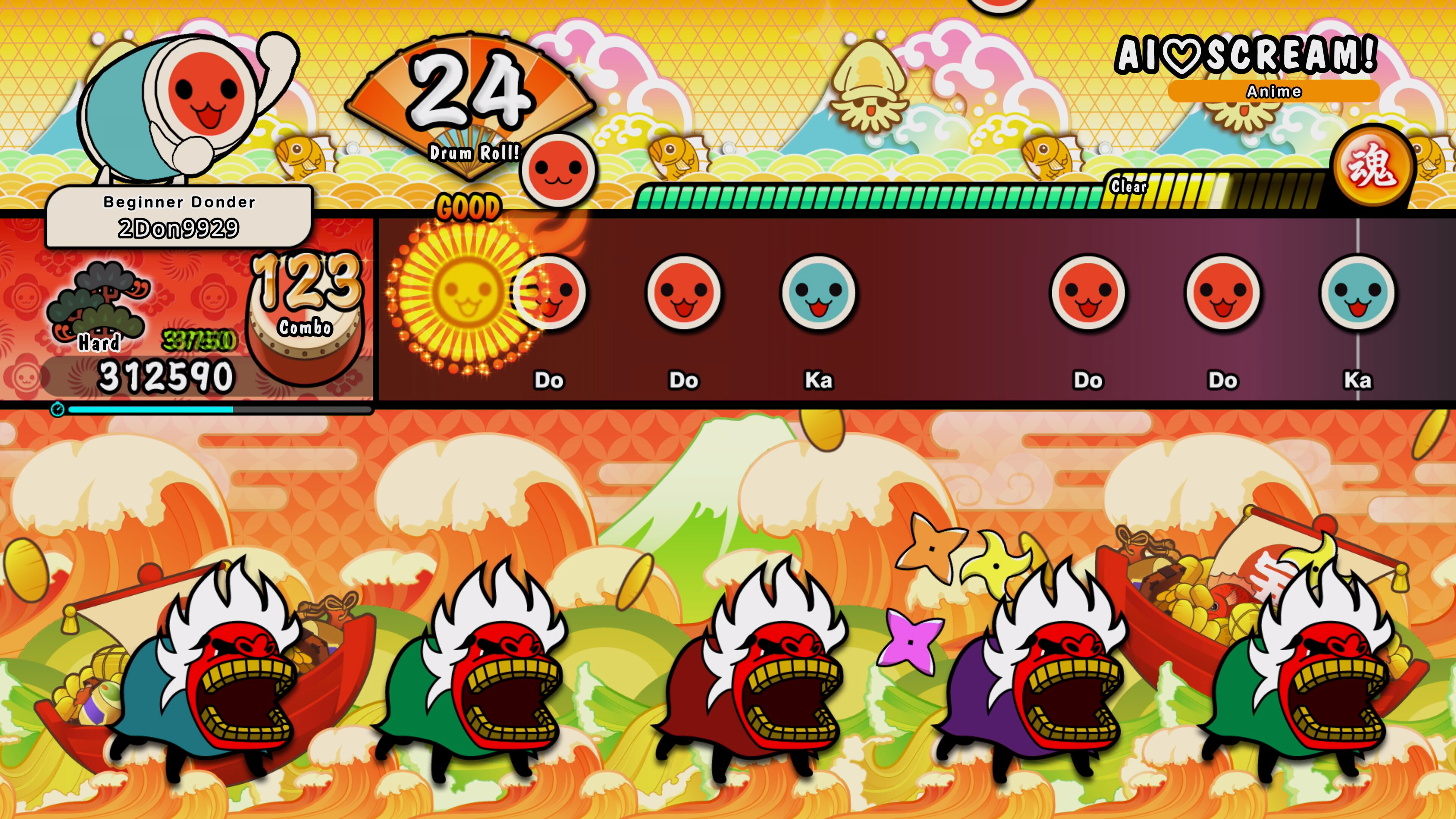 Taiko no Tatsujin: Rhythm Festival - Anime Pack Vol. 6 screenshot 1