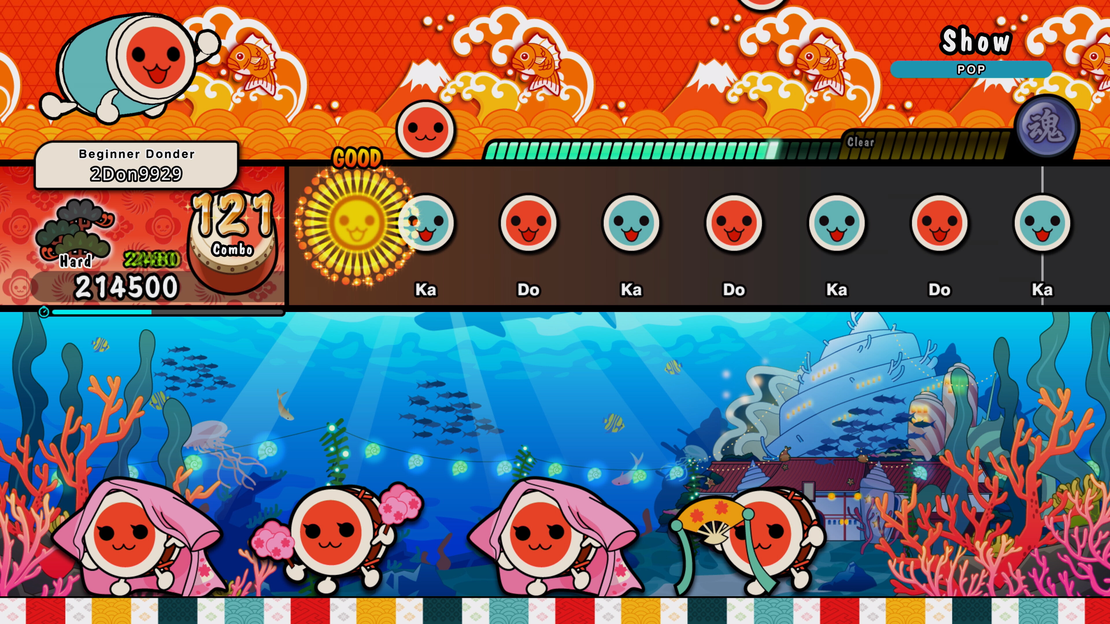 Taiko no Tatsujin: Rhythm Festival - 2020s Pops Pack Vol. 2 screenshot 1